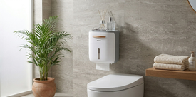 Квадратный держатель для туалетной бумаги со слотом: Геометрия комфорта