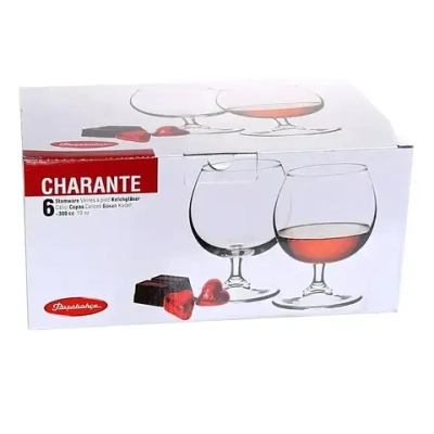 Набор бокалов для коньяка 300мл 6шт «Шаранте» 44816B