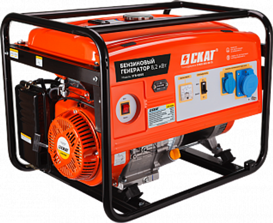 Бензиновый генератор СКАТ УГБ-8200