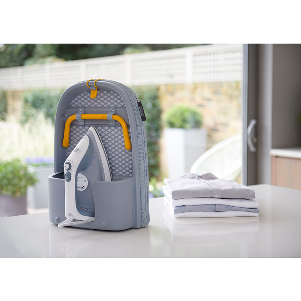 Доска гладильная складная pocket™, серо-желтая