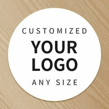 Комплект круглых этикеток с логотипом, 500 шт