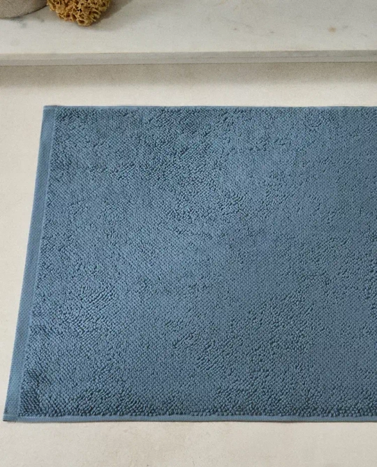 ZARA HOME НЕСКОЛЬЗЯЩИЙ КОВРИК ДЛЯ ВАННОЙ, СВЕТЛО-ГОЛУБОЙ