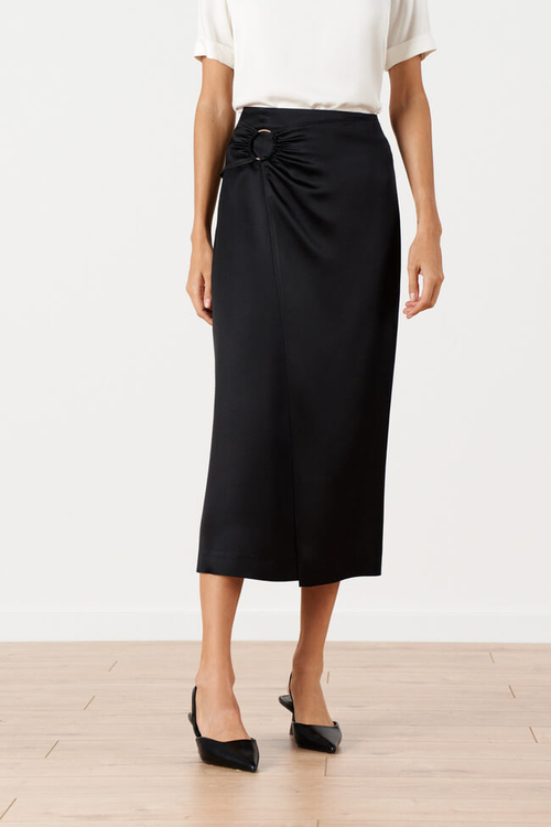 4888 Юбка женская (черный)