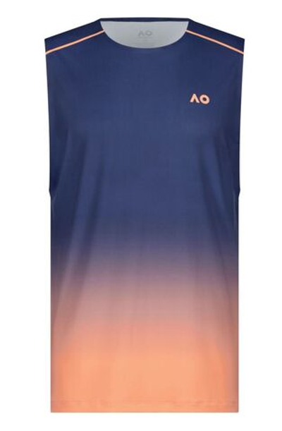 Мужская теннисная футболка Australian Open Performance Tank - pacific ombre