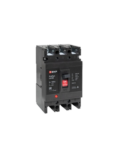 Выключатель автоматический 3п 160А 18кА LS125 ProPact EKF mccb-125-18-3-160-ls