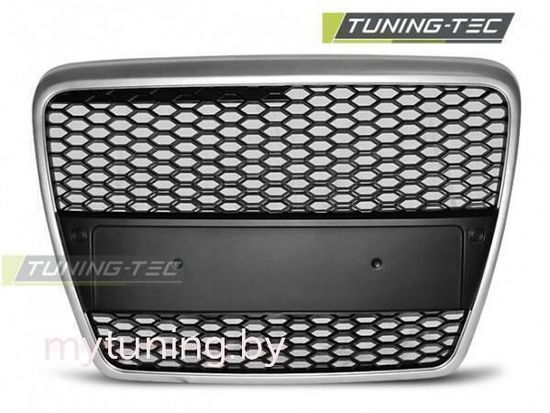 Решетка радиатора RS-TYPE MATT SILVER для Audi A6 C6