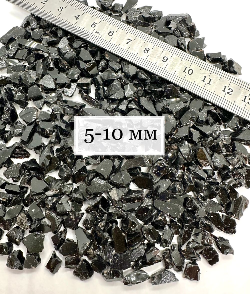 Стеклянная крошка Черная фракция 5