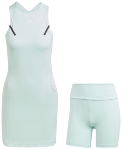 Теннисное платье Adidas Premium Dress - semi flash aqua