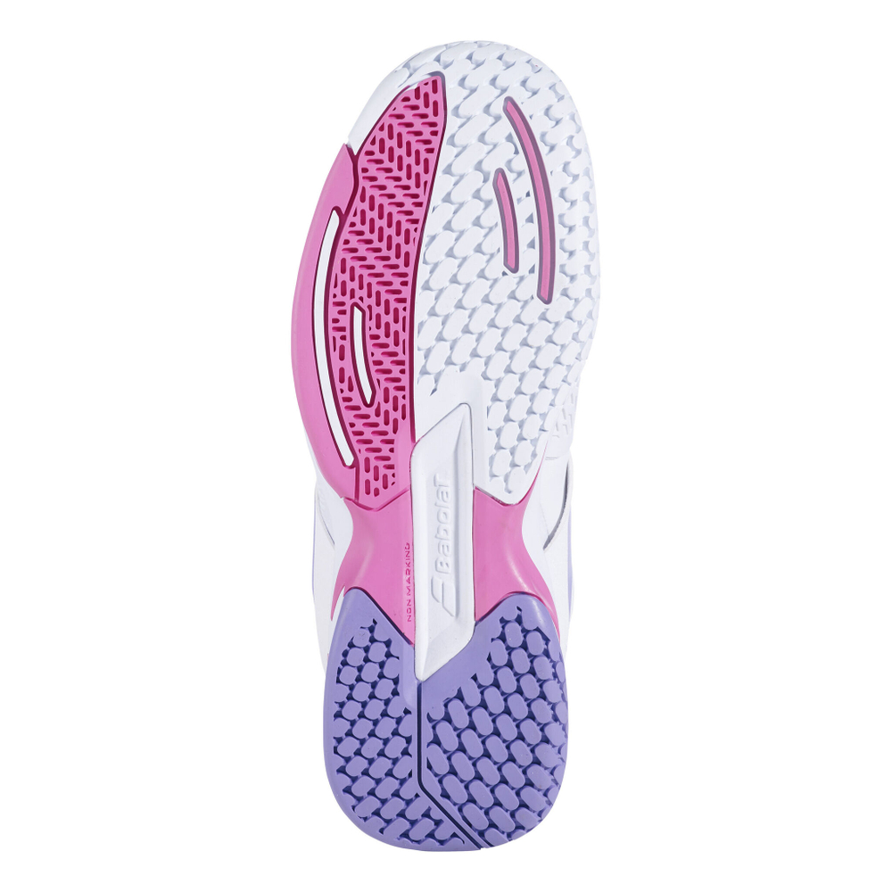 Детские теннисные кроссовки Babolat Propulse All Court Shoe Kids - White, Lilac