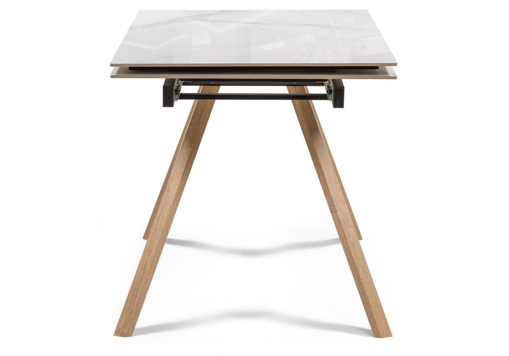 Керамический стол Морсби 140(200)х80х76 dyna fantasico / лесной орех