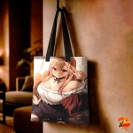 Сумка шоппер с принтом Эта фарфоровая кукла влюбилась