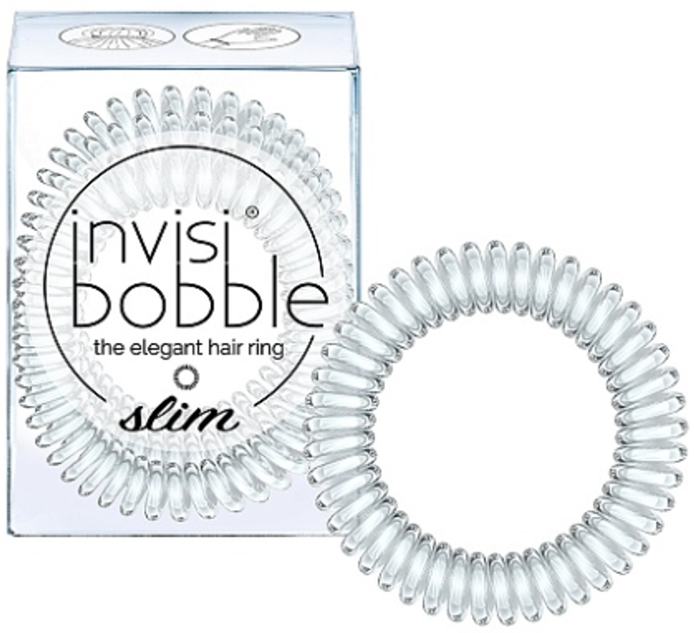 Invisibobble SLIM Crystal Clear резинка для волос