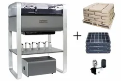 Фотография — Гидроабразивный станок Wazer + подставка + 1000 кг абразива