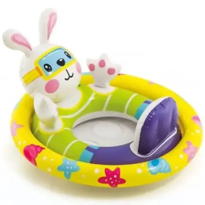 Круг для плавания с сиденьем See-Me-Sit, 3 вида, 3- 4 года, Intex (59570NP)