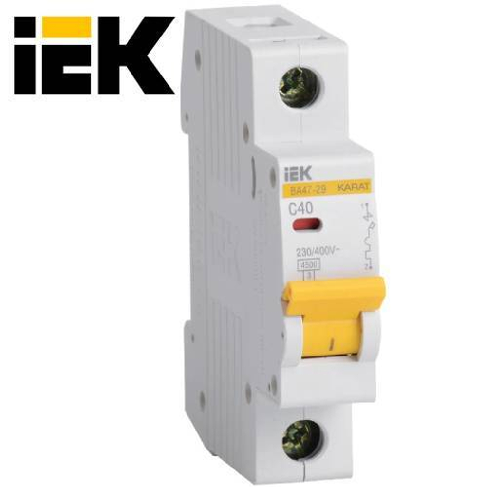 Автоматический выключатель IEK 1-Р 40А