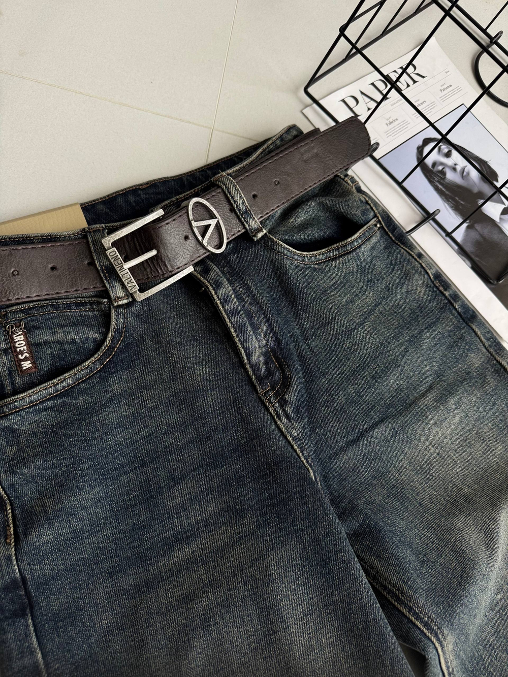 Брюки джинсовые жен. 73277 син.