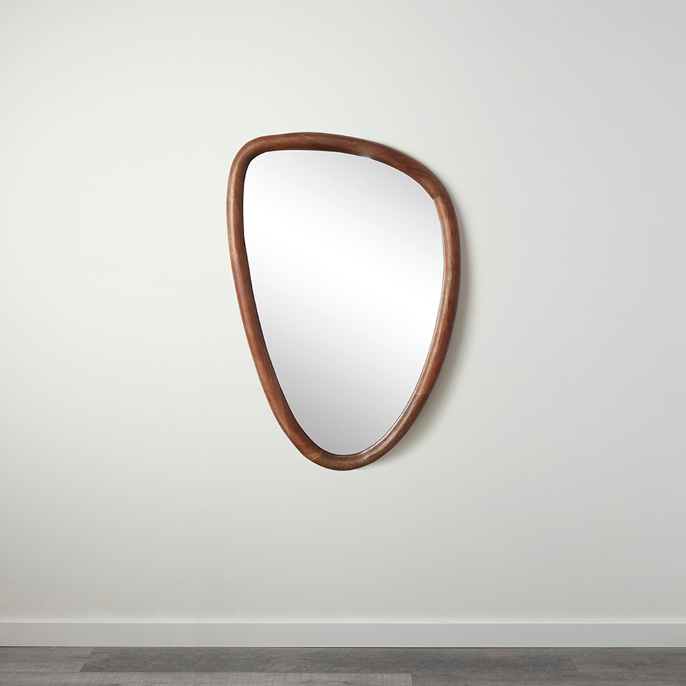 Зеркало настенное torhill, 55х78 см, коричневое