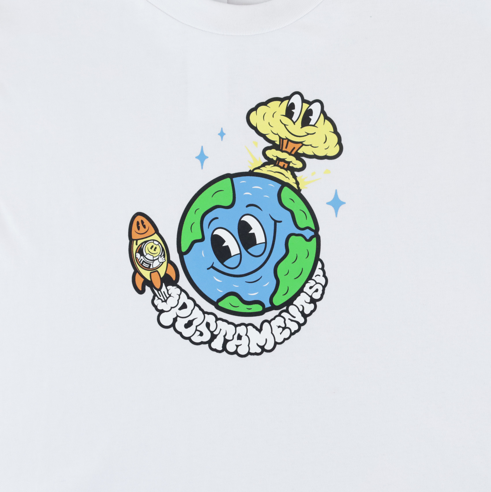 Футболка Postaments Planet (white) артикул:374BTWQtjw-Xb-H2SZK6j2 - купить в магазине Дайс