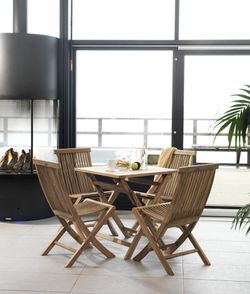 Turin, стол натуральный, тик