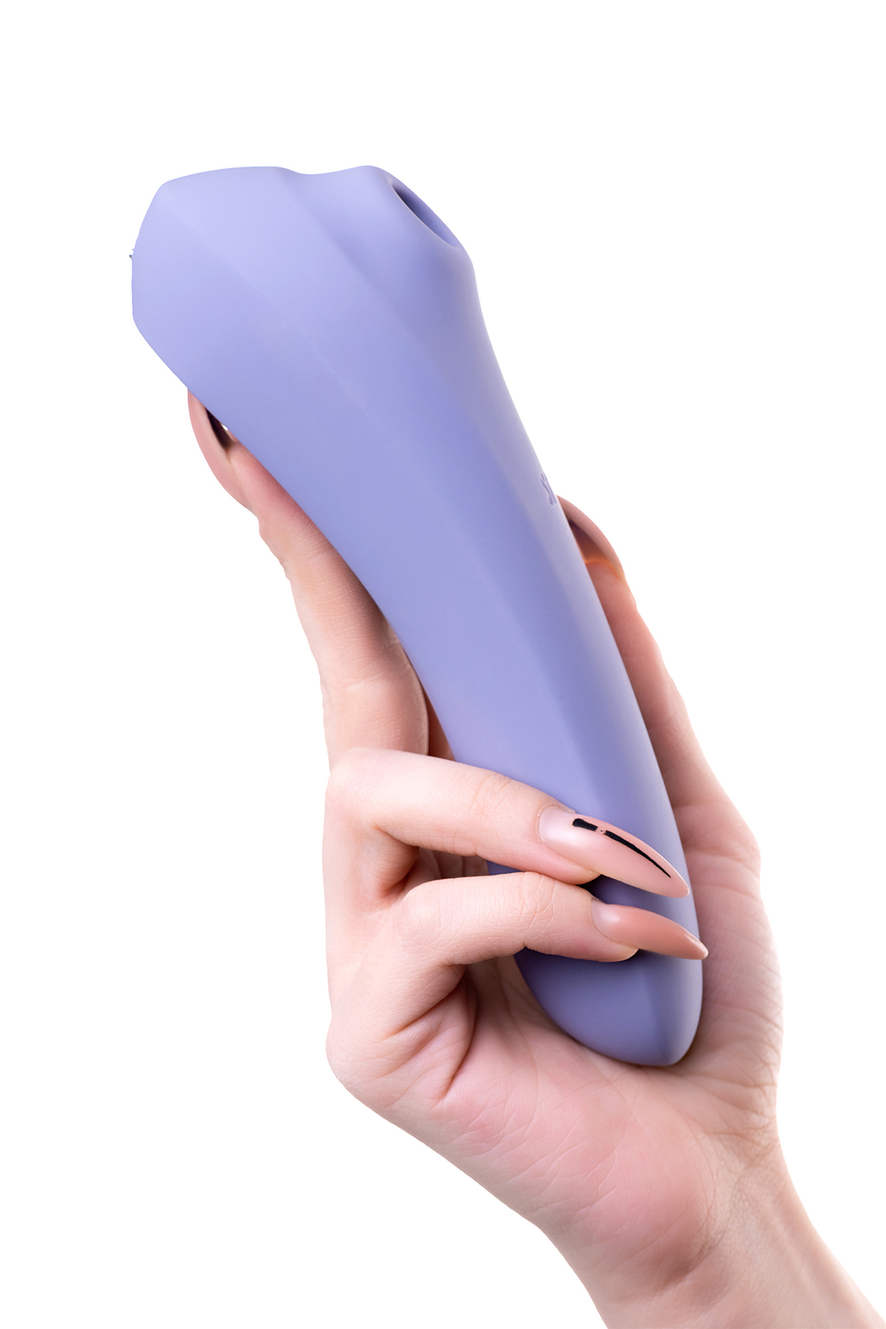 Вакуум-волновой бесконтактный стимулятор клитора Satisfyer Dual Pleasure, силикон, лиловый, 17,9 см.