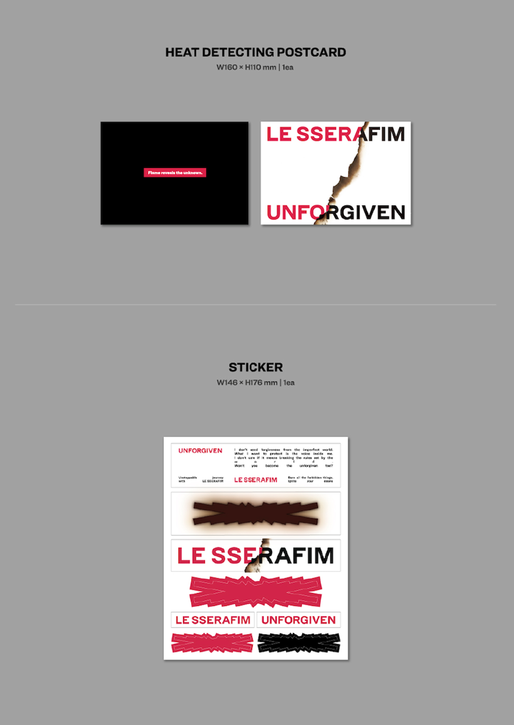 Альбом LE SSERAFIM - UNFORGIVEN