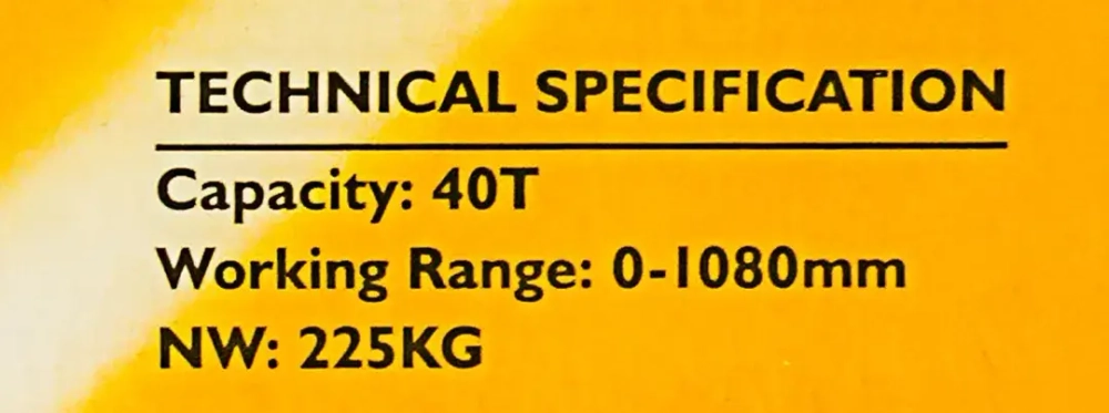Пресс гидравлический напольный 40т JCB JCB-TY40001