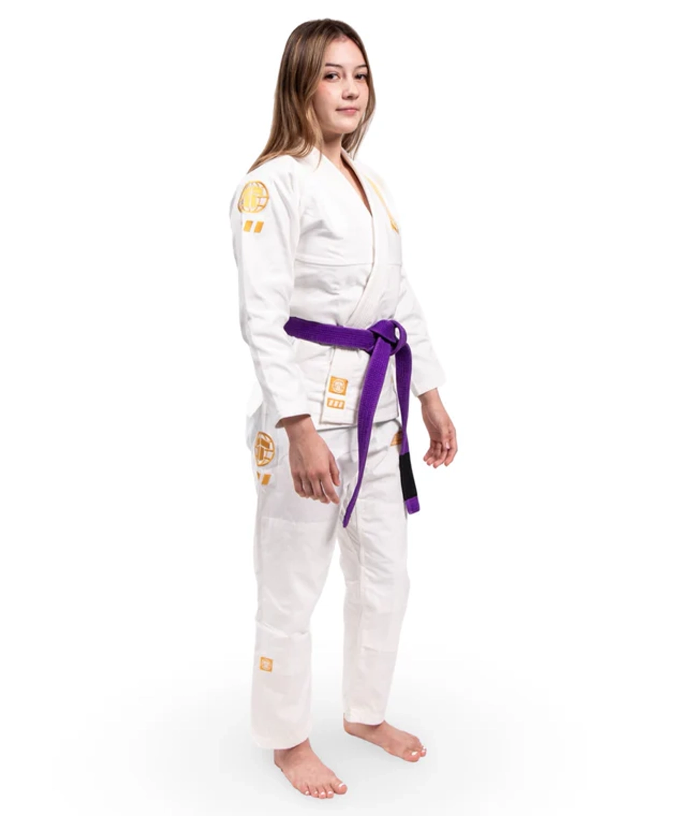 Кимоно женское Tatami LADIES PRO SERIES - WHITE & CHAMPION GOLD