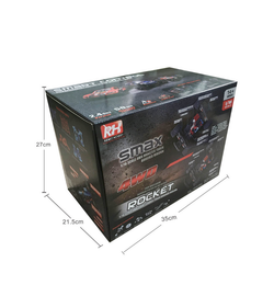 Радиоуправляемый монстр Remo Hobby SMAX (красный) 4WD 2.4G 1/16 RTR