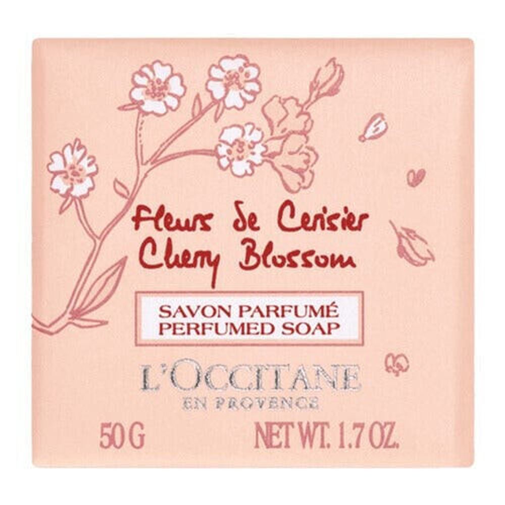 Женская парфюмерная мыло L&#39;Occitane en Provence Fleurs De Cerisiers Cherry Blossom Soap 95 г