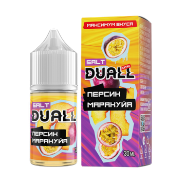 Жидкость (М) Duall Extra Zero (28 мл, 0 мг) Персик Маракуйя