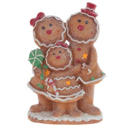 GAEM Фигурка декоративная с подсветкой "Пряники", L27 W14 H39,5 см (AAAх3 н/п)