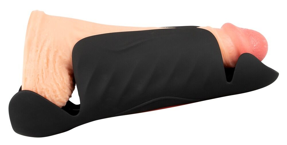 Черный вибромастурбатор с трехточечной стимуляцией Penis Trainer with 3 Point Stimulation (Цвет: черный)