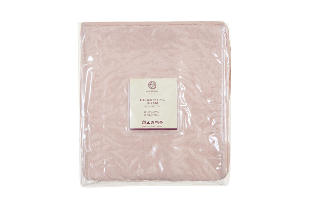 Наволочка декоративная 47x47 Luxberry Sandal розовая пак