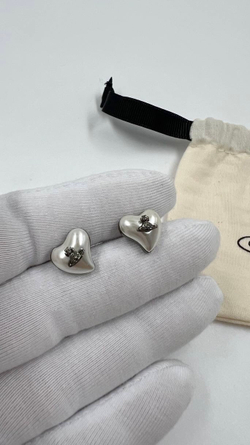 Серьги Сердечки Vivienne Westwood
