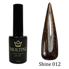 Гель-лак Moltini Shine 012, 12 ml