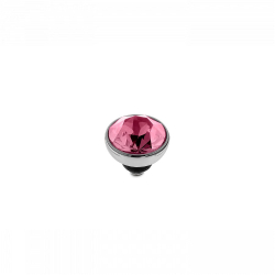 Шарм Qudo Bottone Iris 8 мм 680193 V/S цвет розовый, серебряный