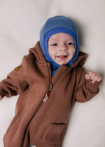 Шапка-шлем флисовый (синий)