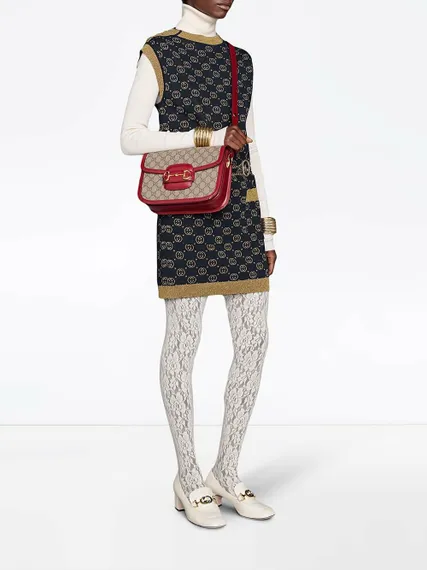 Сумка Gucci 1955 Horsebit красный