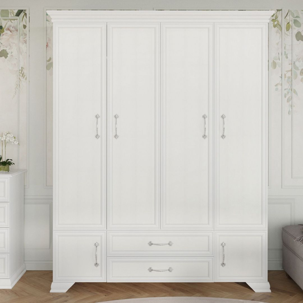 Шкаф для одежды ШР-4 ГРАЦИЯ 2 ящика