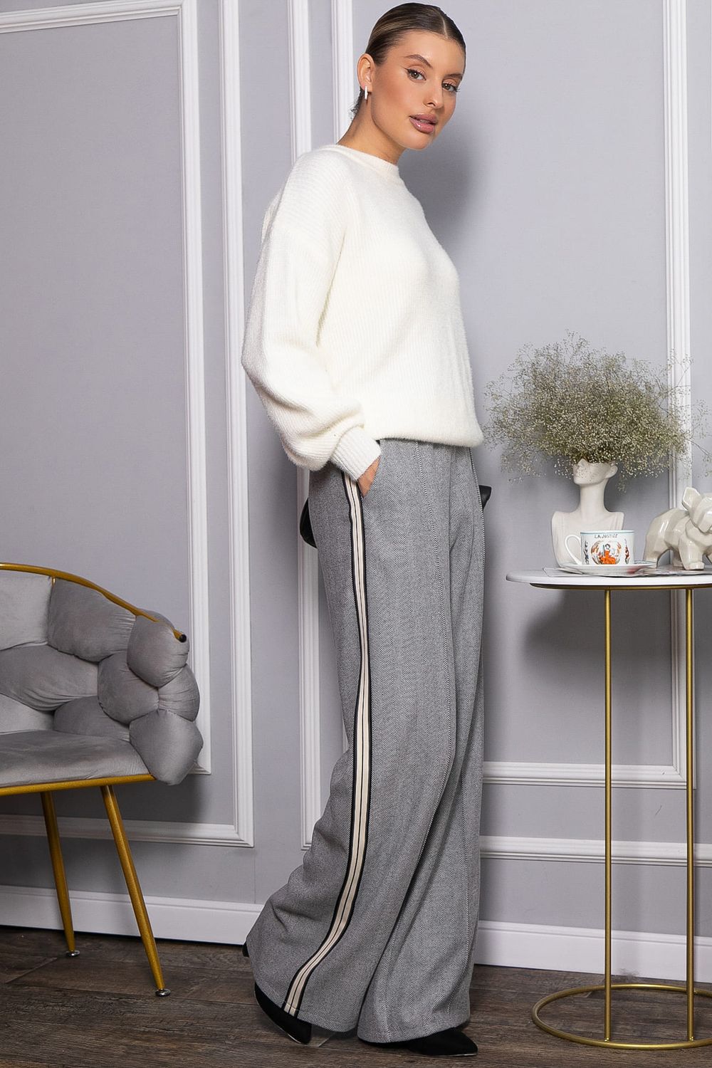 Брюки Аларика (серые) Б14797-5М LT Collection