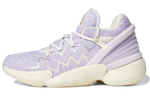 Adidas D.O.N. Issue #2 GCA "Christmas" fabric shock absorption, non-slip and wear-resistant low-top basketball shoes men's lavender