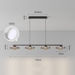 Реечный светильник RUBEN LONG L4 grey