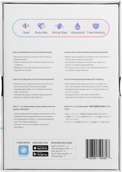 LOVENSE Hush 2 - Анальная пробка, (5,7 см.)