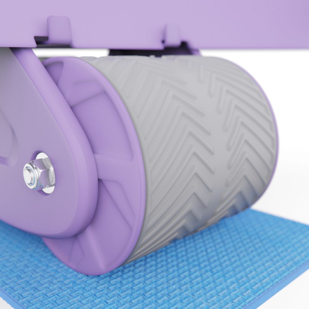 Тренажёр для пресса AB Roller SND-P фиолетовый с ковриком 34 х 17 x 0.6 cм