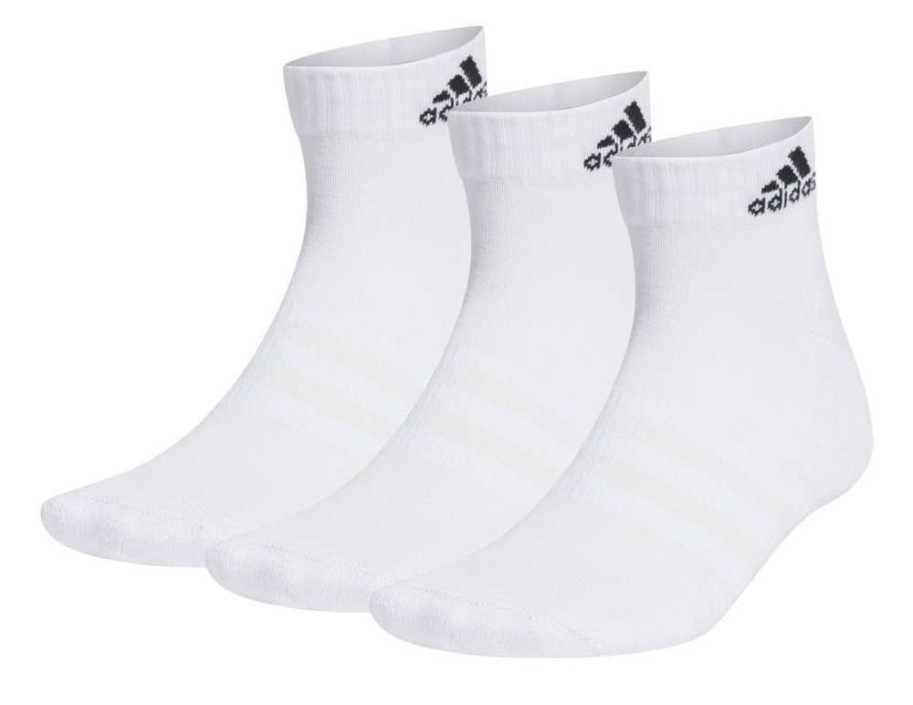 Теннисные носки Adidas Cushioned Sportswear Ankle 3P - белый