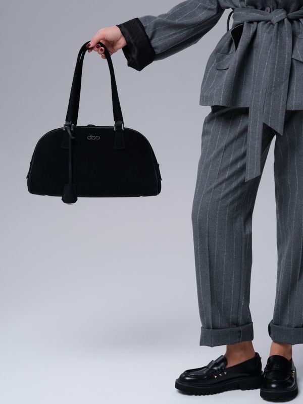 Замшевая сумка Charlotte DBR 31358 черный