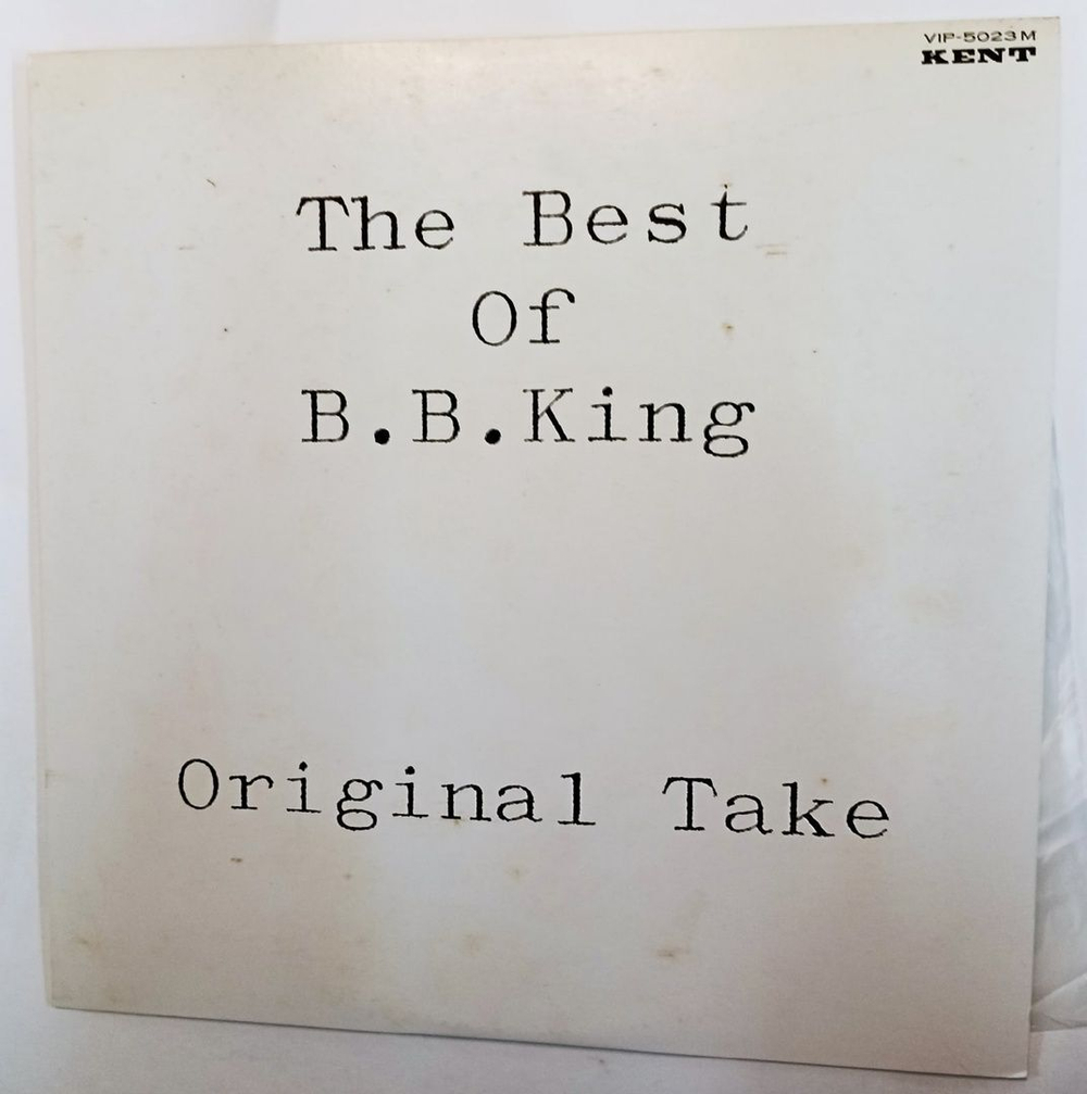 Винтажная виниловая пластинка B.B. King The Best Of B.B. King Original Take (Japan 1978)