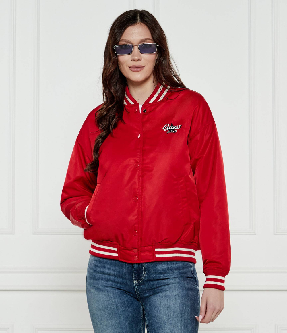 Куртка бомбер VARSITY Guess Jeans - красный(W5RL43 WHAA2)