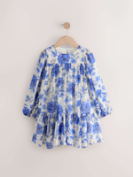 Платье для девочки Next AW4-617, Синий, Белый