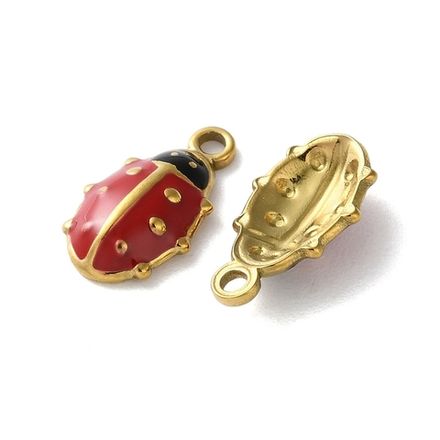 Подвеска "Божья Коровка" 12,5мм, сталь